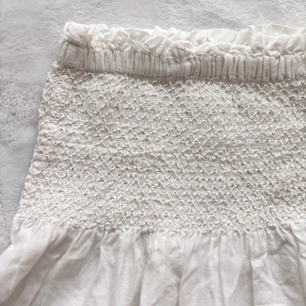 JOIE Smocked Lemon Embroidered Lounge Beach Shorts--NWT--M - Picture 2 of 12